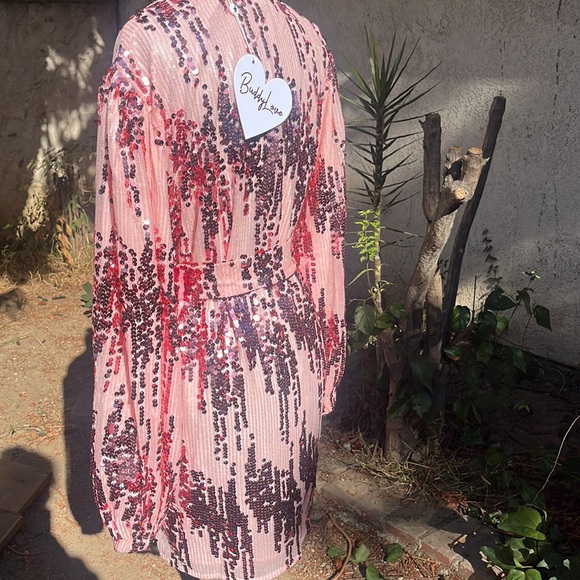Buddy Love sequin dress size LARGE - Picture 7 of 8